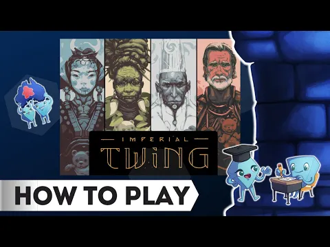 Imperial Twing 🧙- How to Play Board Game, with Tarrant and Stella