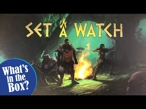 SET A WATCH board game unboxing and component overview