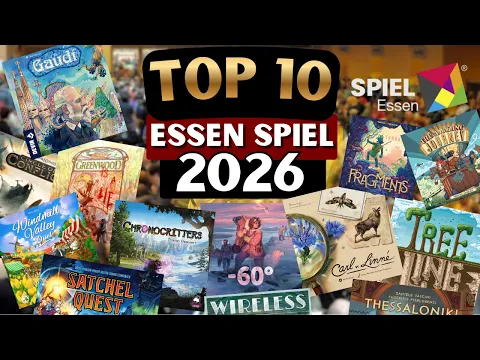 TOP 10 BOARD GAMES TO BUY at ESSEN SPIEL 2026