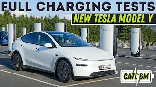 First Charge Tests Of Brand New Tesla Battery! Base LFP Standard Range Model Y