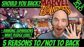 Is It Right For You? Should You Back Marvel Zombies? Pledge Levels, Expanson Rankings! ALL IN ONE!