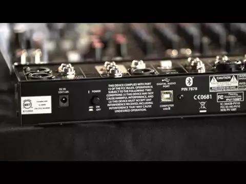 Product video thumbnail for Peavey PV 10BT 8-Channel Mixer with Bluetooth &amp; Gator Bag
