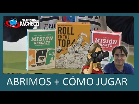 Cómo se juega y partida a Roll to the top + Unboxing Misión Rescate y Misión Marte