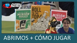 Cómo se juega y partida a Roll to the top + Unboxing Misión Rescate y Misión Marte
