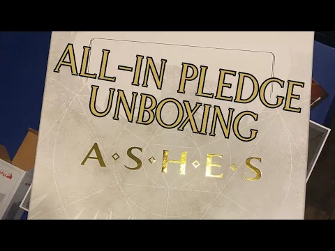 Unboxing Ashes Ascendency – All-In Pledge! | Full Playmats + Premium Components