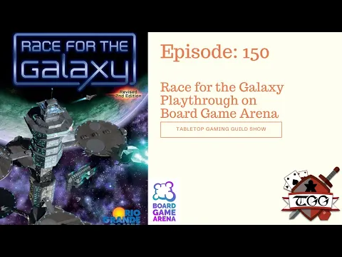 Race for the Galaxy Playthrough on Board Game Arena