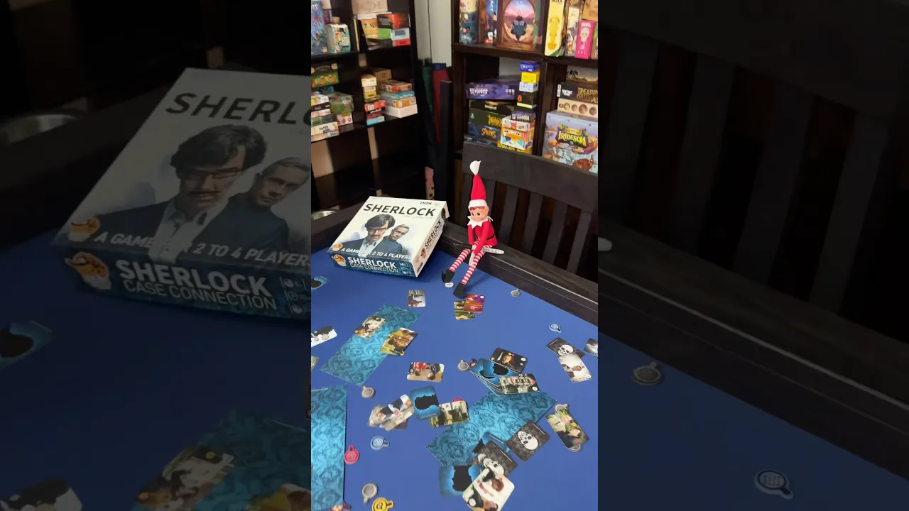 Elf on the Shelf for Board Gamers #boardgames #elfontheshelf #elf #gamenight #boardgamer