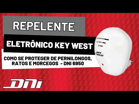 Repelente Eletrônico Pernilongos, Ratos, Morcegos Bivolt Key West DNI