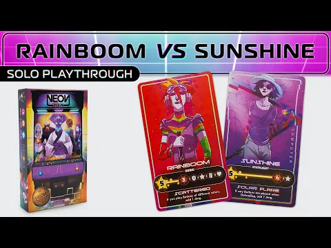 Rainboom vs Sunshine | Neon Reign | Solo Playthrough Hard Mode