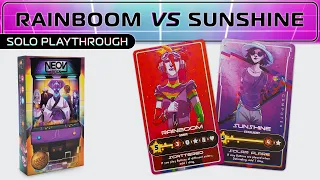 Rainboom vs Sunshine | Neon Reign | Solo Playthrough Hard Mode