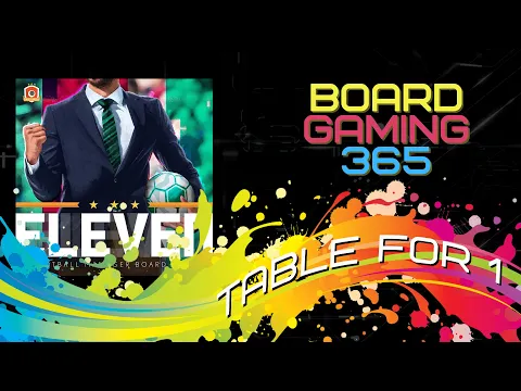 Eleven: Football Manager Board Game - Table for 1 / Τραπέζι για 1 - Board Gaming 365