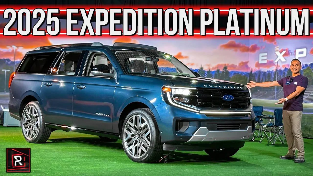 The 2025 Ford Expedition Is A Large Tailgate Ready SUV For Adventure Packed Families