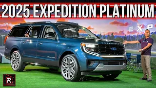 The 2025 Ford Expedition Is A Large Tailgate Ready SUV For Adventure Packed Families