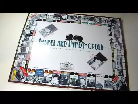 Laurel and Hardy-opoly. Board game about the films of Stan and Ollie