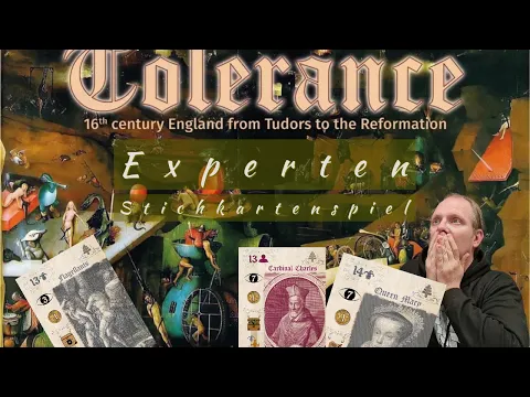 TOLERANCE - Dragon Dawn Productions - Expert Trick Taking Stichkartenspiel historischem Hintergrund!