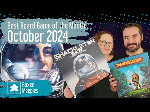 Shackleton Base & Transmissions Review - October Best Board Game of the Month
