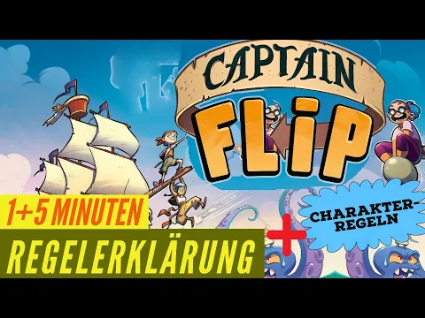 Captain Flip Regeln Anleitung Erklärung Brettspiel Push your Luck