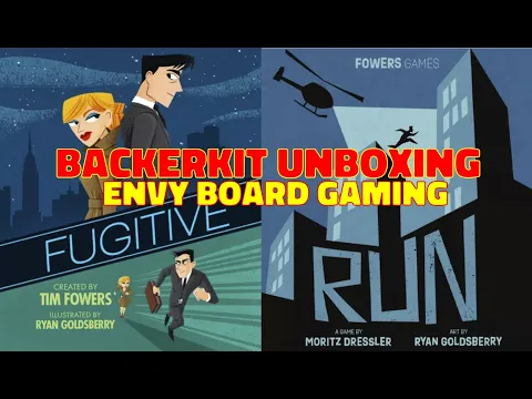 Fugitive & Run BackerKit Unboxing