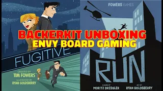 Fugitive & Run BackerKit Unboxing