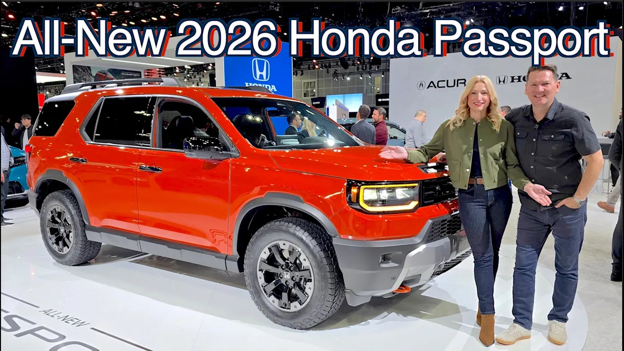 All-New 2026  Honda Passport first look // More than just looks now.
