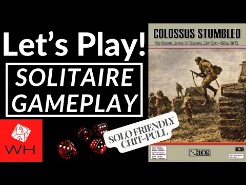 Let's Play! Colossus Stumbled: The Second Battle at Kharkov | Solo Gameplay | & Mini-Review