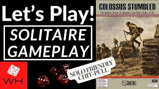 Let's Play! Colossus Stumbled: The Second Battle at Kharkov | Solo Gameplay | & Mini-Review