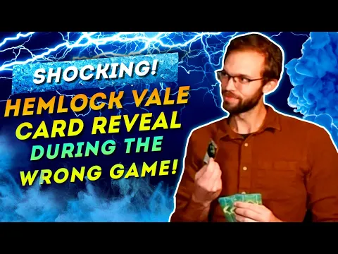 Drew finds a SHOCKING Arkham LCG Hemlock Vale preview card in the wrong game?!
