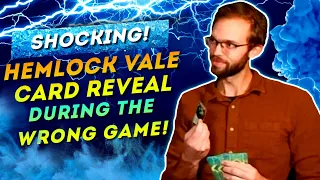 Drew finds a SHOCKING Arkham LCG Hemlock Vale preview card in the wrong game?!