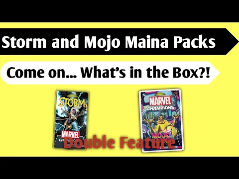 Marvel Double Play: An Unboxing of the Storm Hero Pack and the Mojo Mania Scenario Pack