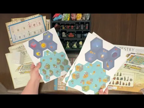 Tapestry Board Game - Unboxing and Reboxing
