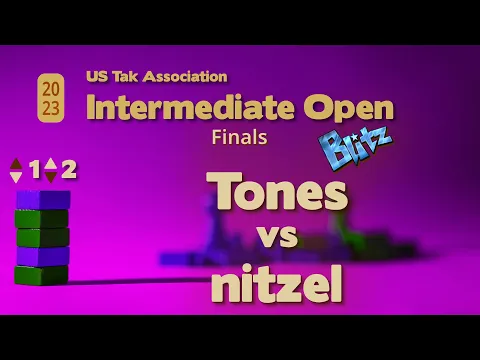 Tones vs nitzel - 2023 Intermediate Tak Open FINALS BLITZ - Live Commentary