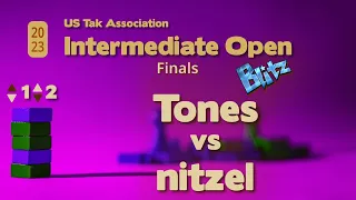 Tones vs nitzel - 2023 Intermediate Tak Open FINALS BLITZ - Live Commentary