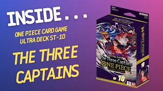 Inside…One Piece Card Game Three Captains Starter Deck ST-10 (4K 60fps)