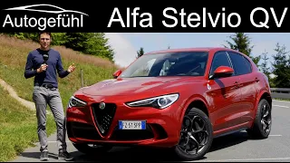 new Alfa Stelvio Quadrifoglio FULL REVIEW Facelift 2020 Alfa Romeo Stelvio QV SUV - Autogefühl