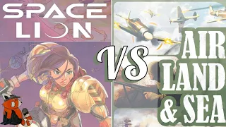 Air, Land, & Sea vs Space Lion | Air, Land, and Sea Review | Space Lion Review | Game Vs Game