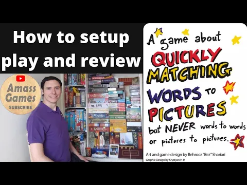 A game about quickly matching words to pictures but never words to words or pictures to pictures