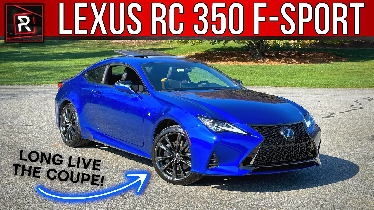 The 2024 Lexus RC 350 F-Sport Is An Endangered V6 Powered Sport Luxury Coupe