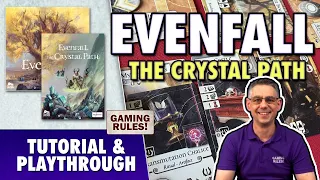 Evenfall: The Crystal Path - Tutorial & Playthrough