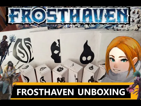 FROSTHAVEN - Unboxing [No Spoilers, box contents, thoughts on organizers]