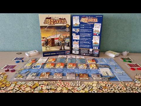 Le Havre - Kutu Oyunu Açılımı Falan - ASMR Board Game Unboxing