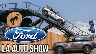Ford Bronco Mountain and other fun at the Ford booth (LA Auto Show)