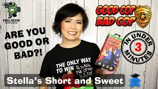Good Cop Bad Cop 3rd Edition Board Game - Stella's Short and Sweet