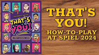 That's You How to play interview at Spiel 2024