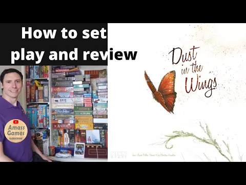 Dust in the Wings how to setup play and review ##boardgame #cute #tabletop AmassGames #tabletopgame