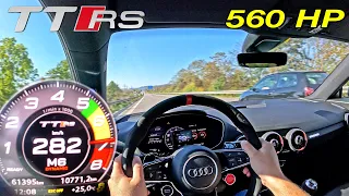 560HP AUDI TT RS PERFORMANCE // BIG WING + STAGE 2 = FAAAAAAAAAST!