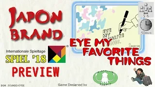 EYE MY FAVORITE THINGS [JAPONBRAND ESSENSPIEL'18 PREVIEW]