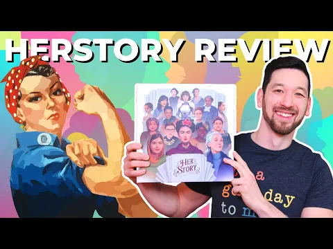 A Board Game About Women? 👩🏻‍⚕️ 👩🏼‍🌾 👩🏿‍🏫 👩🏽‍🔬 👩🏻‍🚀 👩🏾‍🚒 HerStory: How to Play and Review!