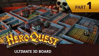 Ultimate 3D HeroQuest Dungeon Game Board (Part 1 of 3 - Planning and Construction)