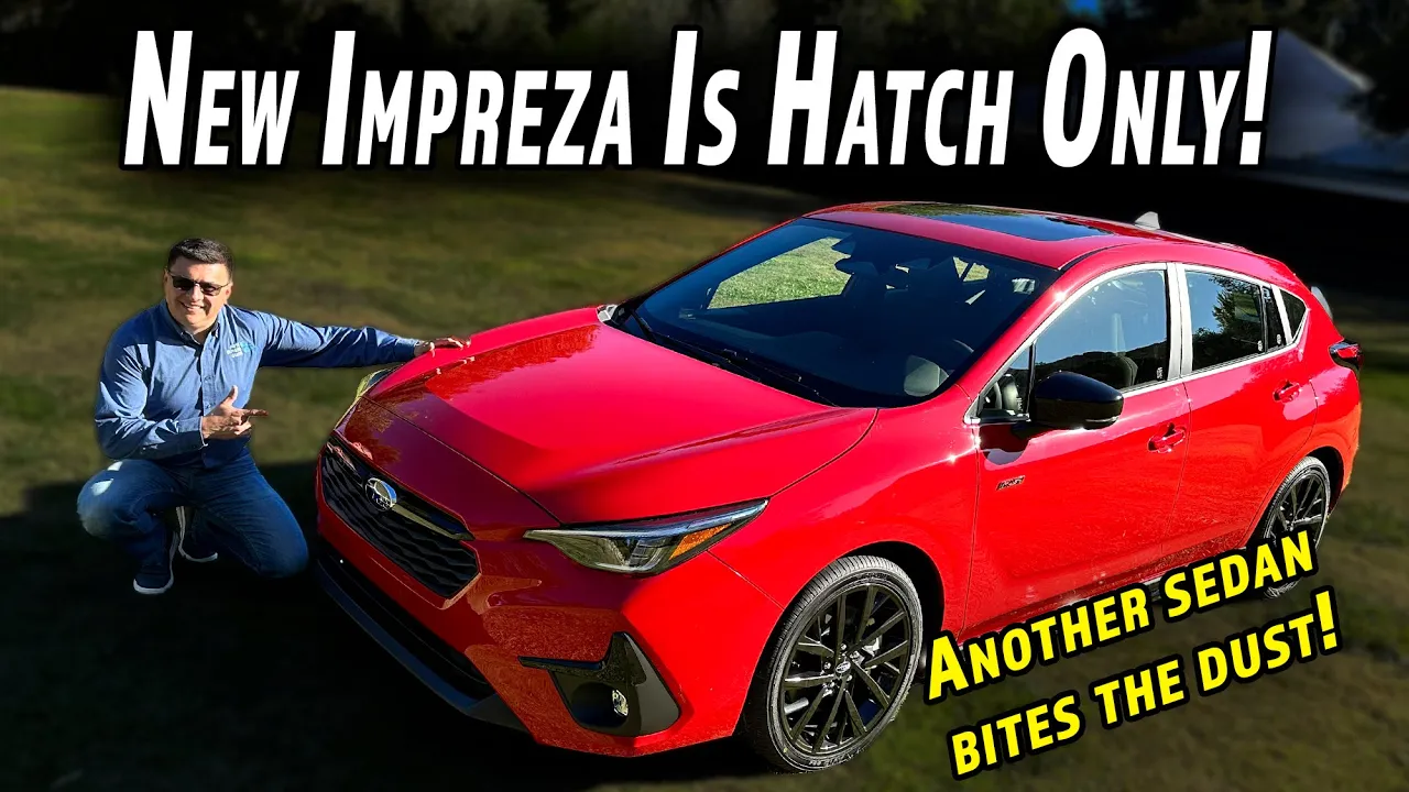 Subaru's 2024 New Impreza Sports Bigger Screens And Hatchback Only Styling