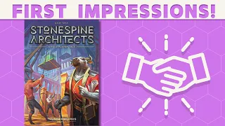 Stonespine Architects - First Impressions!